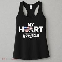My Heart Belongs To A Marine Women's Tank Top thumb 3