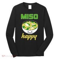 Miso Happy Cute Kawaii Miso Soup Bowl Japan Pop Culture Long Sleeve Shirt thumb 0
