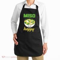 Miso Happy Cute Kawaii Miso Soup Bowl Japan Pop Culture Apron thumb 2