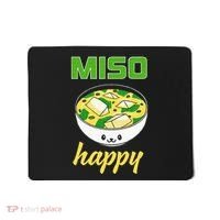 Miso Happy Cute Kawaii Miso Soup Bowl Japan Pop Culture Mousepad thumb 0
