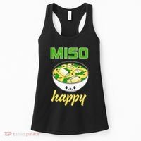 Miso Happy Cute Kawaii Miso Soup Bowl Japan Pop Culture Women's Tank Top thumb 0