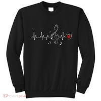 Music Heartbeat Clothing For Music Lovers Sweatshirt thumb 0