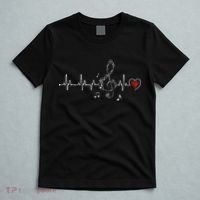 Music Heartbeat Clothing For Music Lovers T-Shirt thumb 5
