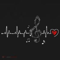 Music Heartbeat Clothing For Music Lovers Women's Hoodie thumb 2