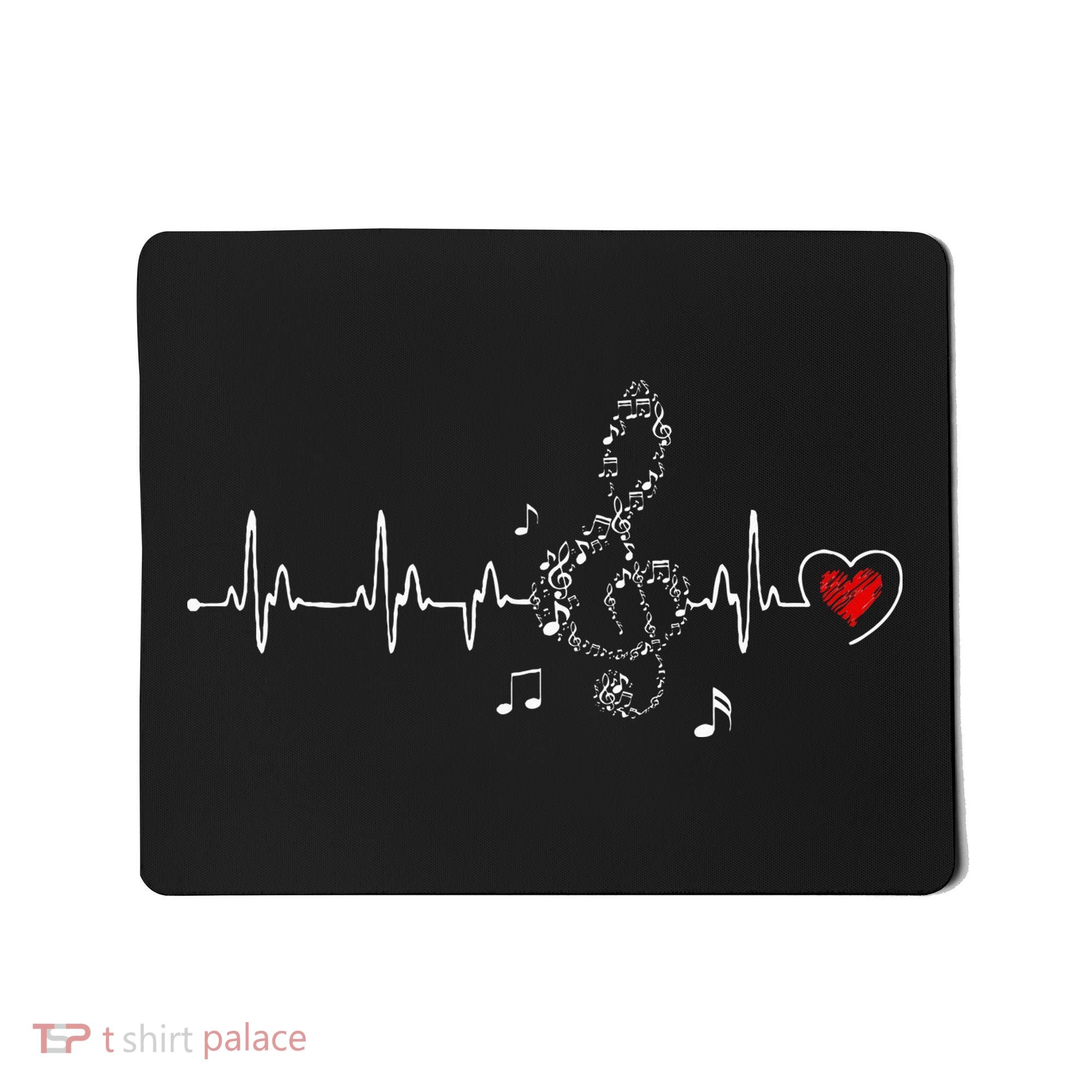 Music Heartbeat Clothing For Music Lovers Mousepad