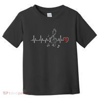 Music Heartbeat Clothing For Music Lovers Toddler T-Shirt thumb 0