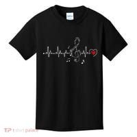 Music Heartbeat Clothing For Music Lovers Kids T-Shirt thumb 0