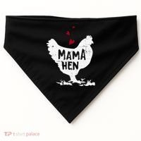 Mama Hen Chicken Funny Farmer Hen Chicken Mama USA-Made Doggie Bandana thumb 0