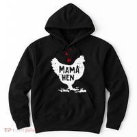 Mama Hen Chicken Funny Farmer Hen Chicken Mama Hoodie thumb 0