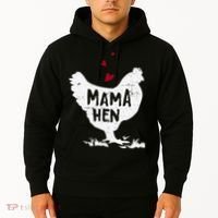 Mama Hen Chicken Funny Farmer Hen Chicken Mama Hoodie thumb 2