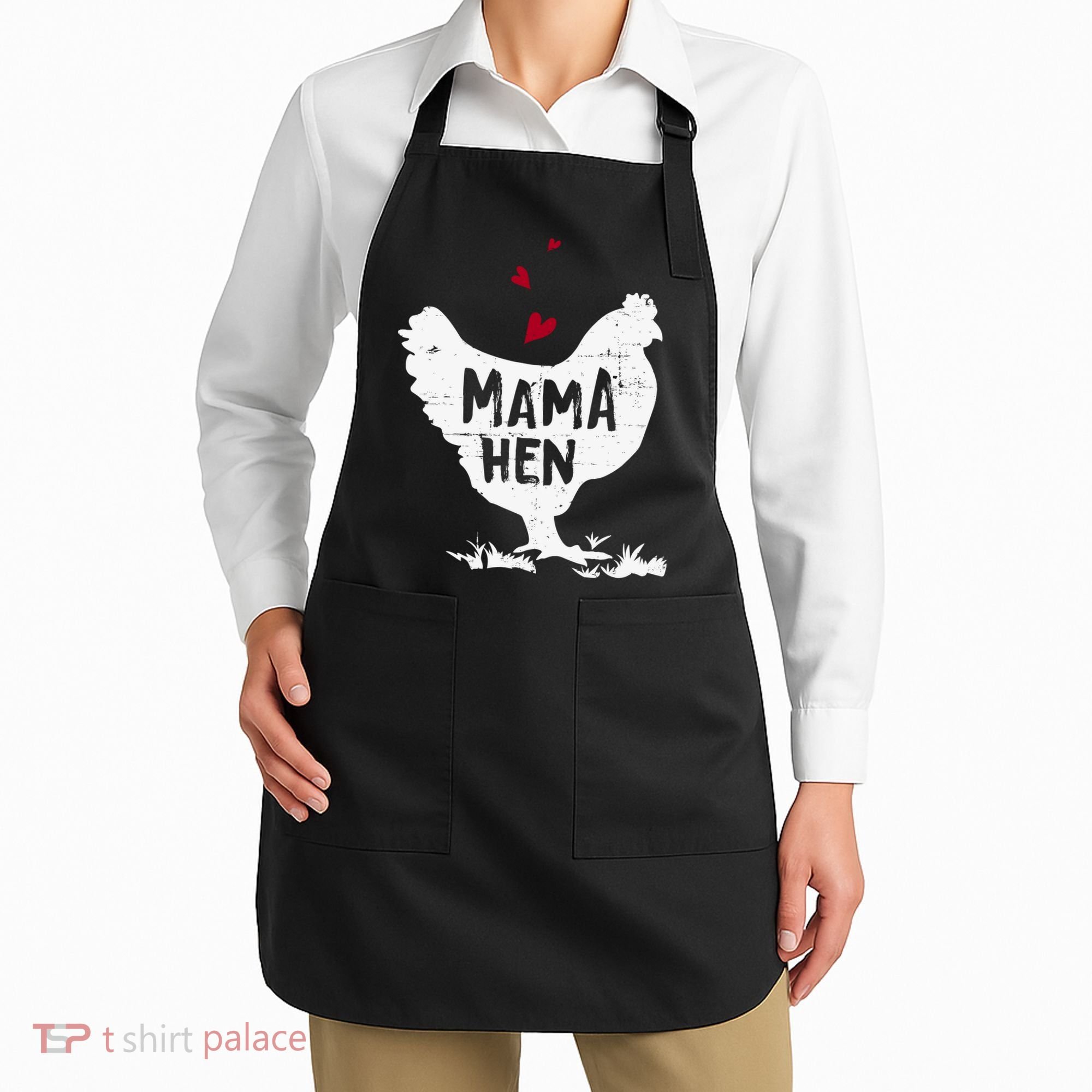 Mama Hen Chicken Funny Farmer Hen Chicken Mama Apron