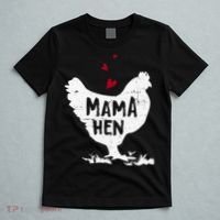 Mama Hen Chicken Funny Farmer Hen Chicken Mama T-Shirt thumb 5