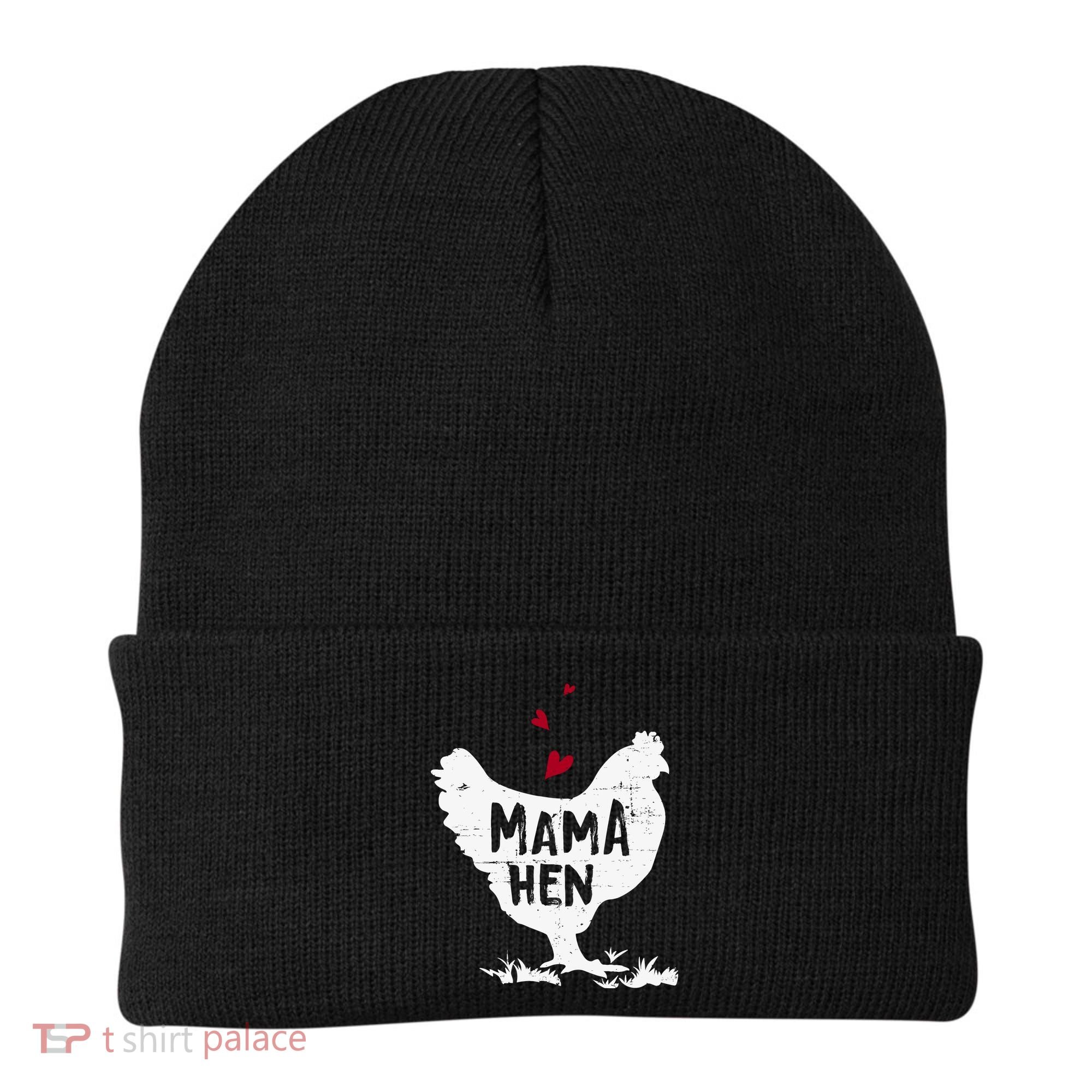 Mama Hen Chicken Funny Farmer Hen Chicken Mama Beanie