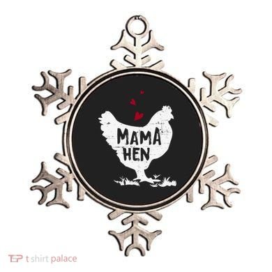 Mama Hen Chicken Funny Farmer Hen Chicken Mama Ornament