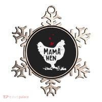 Mama Hen Chicken Funny Farmer Hen Chicken Mama Ornament thumb 0