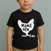Mama Hen Chicken Funny Farmer Hen Chicken Mama Toddler T-Shirt thumb 2