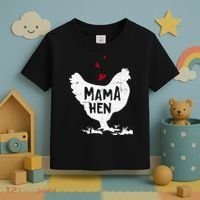 Mama Hen Chicken Funny Farmer Hen Chicken Mama Toddler T-Shirt thumb 3