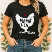 Mama Hen Chicken Funny Farmer Hen Chicken Mama Women's T-Shirt thumb 2