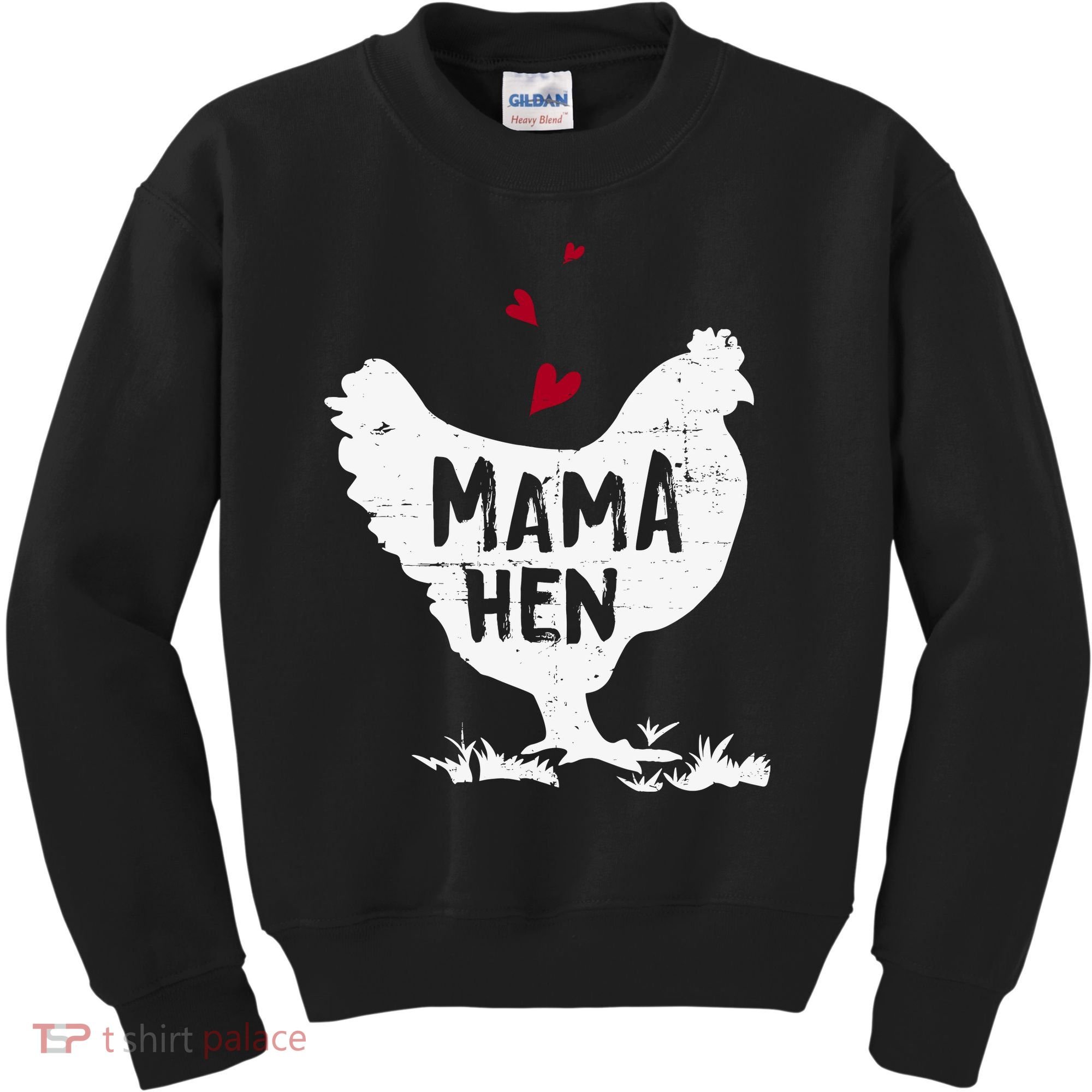 Mama Hen Chicken Funny Farmer Hen Chicken Mama Kids Sweatshirt