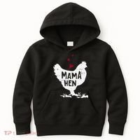 Mama Hen Chicken Funny Farmer Hen Chicken Mama Kids Hoodie thumb 0