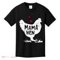 Mama Hen Chicken Funny Farmer Hen Chicken Mama Kids T-Shirt thumb 0