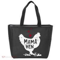 Mama Hen Chicken Funny Farmer Hen Chicken Mama Tote Bag thumb 0