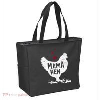 Mama Hen Chicken Funny Farmer Hen Chicken Mama Tote Bag thumb 2