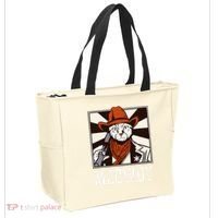 Meowdy Howdy Cat Kitten Country Western Yeehaw Tote Bag thumb 2