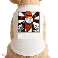 Meowdy Howdy Cat Kitten Country Western Yeehaw Doggie Tank thumb 0