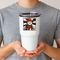 Meowdy Howdy Cat Kitten Country Western Yeehaw Tumbler thumb 2