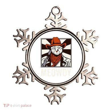 Meowdy Howdy Cat Kitten Country Western Yeehaw Ornament