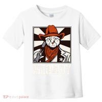 Meowdy Howdy Cat Kitten Country Western Yeehaw Toddler T-Shirt thumb 0