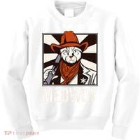 Meowdy Howdy Cat Kitten Country Western Yeehaw Kids Sweatshirt thumb 0