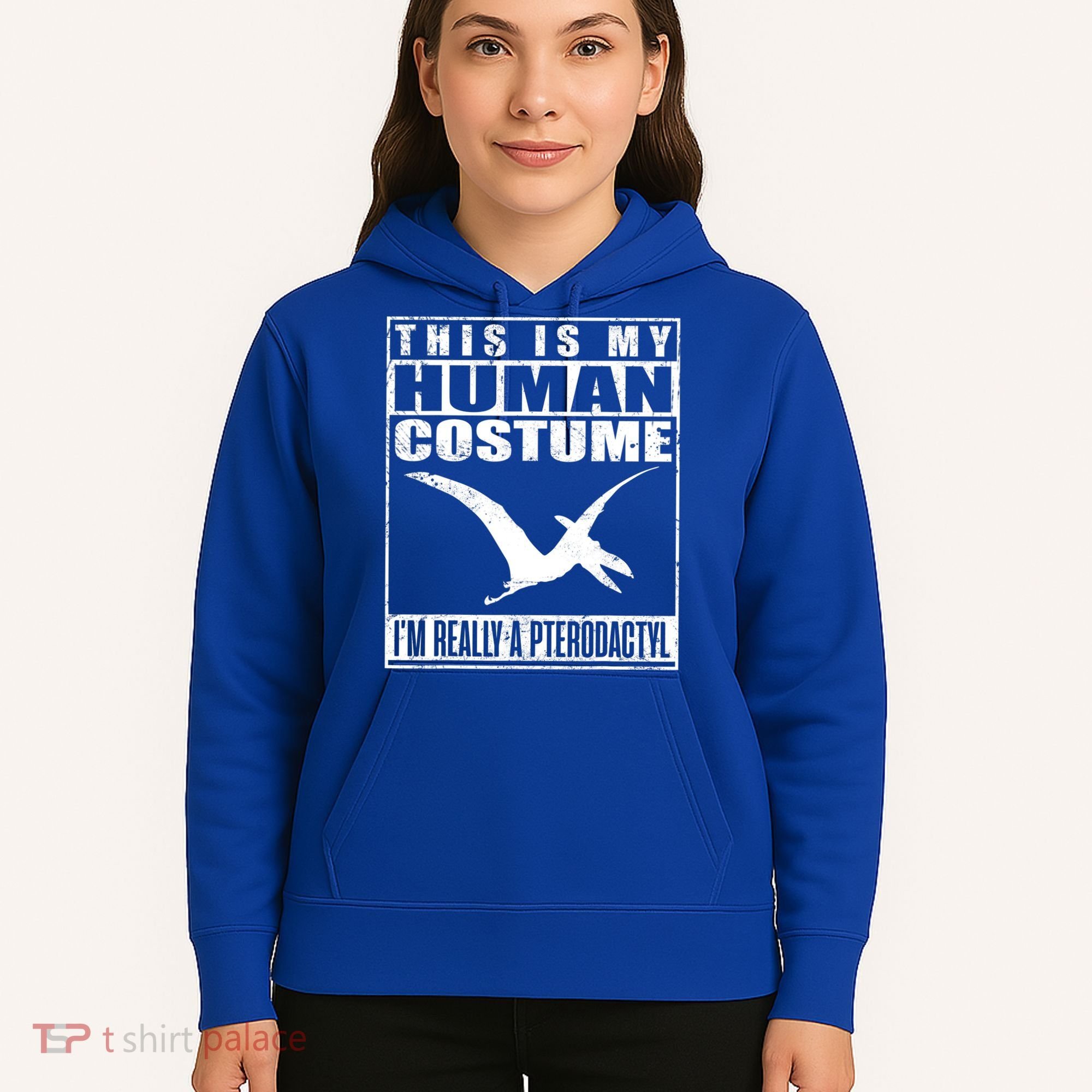 My Human Costume I'm A Pterodactyl Halloween Dinosaur Gift Hoodie