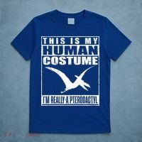 My Human Costume I'm A Pterodactyl Halloween Dinosaur Gift T-Shirt thumb 5