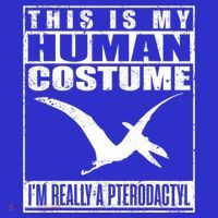 My Human Costume I'm A Pterodactyl Halloween Dinosaur Gift Women's Tank Top thumb 5