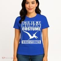 My Human Costume I'm A Pterodactyl Halloween Dinosaur Gift Women's T-Shirt thumb 4