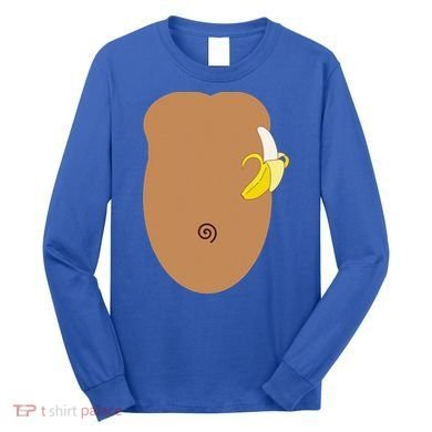 Monkey Halloween Costume Long Sleeve Shirt