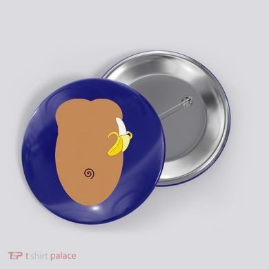 Monkey Halloween Costume Button