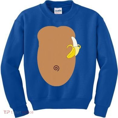 Monkey Halloween Costume Kids Sweatshirt