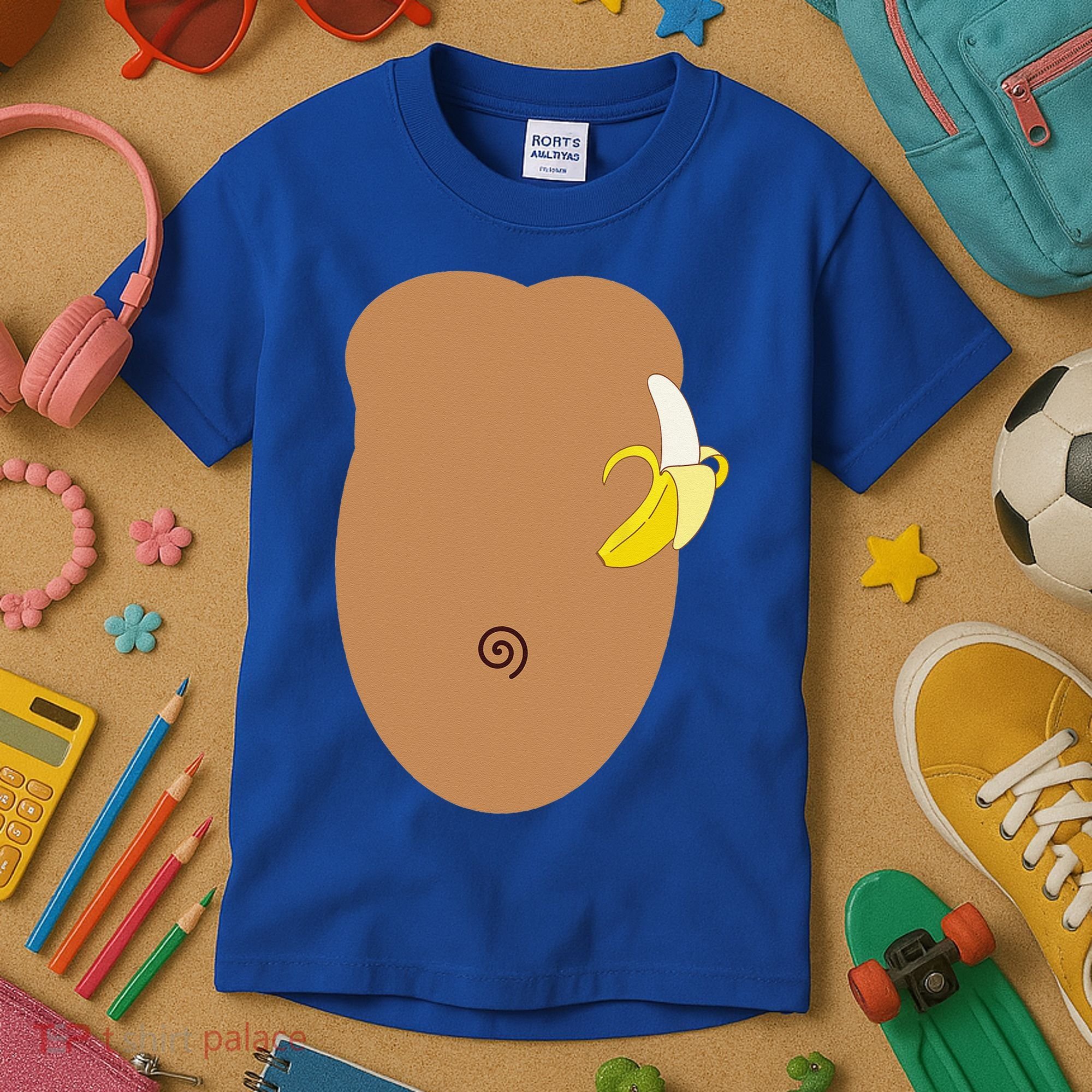 Monkey Halloween Costume Kids T-Shirt