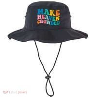 Make Heaven Crowded Bible Verse Gift Bucket Hat thumb 0