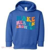 Make Heaven Crowded Bible Verse Gift Toddler Hoodie thumb 0