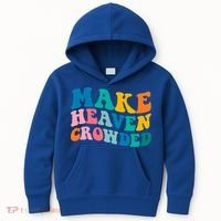 Make Heaven Crowded Bible Verse Gift Kids Hoodie thumb 0