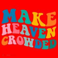 Make Heaven Crowded Bible Verse Gift Santa Hat thumb 1