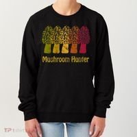 Mushroom Hunter Cute Gift Fun Morel Hunting Distressed Look Gift Women's Sweatshirt thumb 0