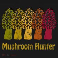 Mushroom Hunter Cute Gift Fun Morel Hunting Distressed Look Gift Backpack thumb 2