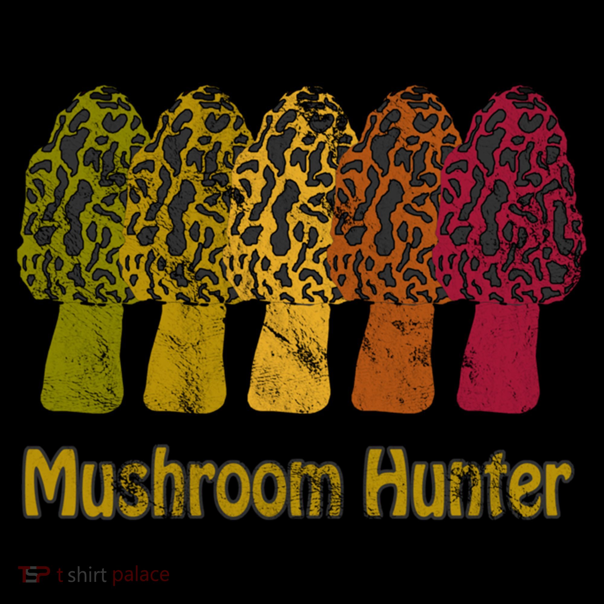 Mushroom Hunter Cute Gift Fun Morel Hunting Distressed Look Gift Coffee Mug