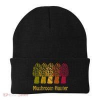Mushroom Hunter Cute Gift Fun Morel Hunting Distressed Look Gift Beanie thumb 0