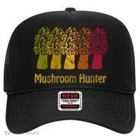 Mushroom Hunter Cute Gift Fun Morel Hunting Distressed Look Gift Hat thumb 0